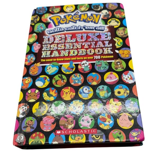 Pokemon gotta catch'em all deluxe essential handbook hardcover scholastic READ - Picture 1 of 8